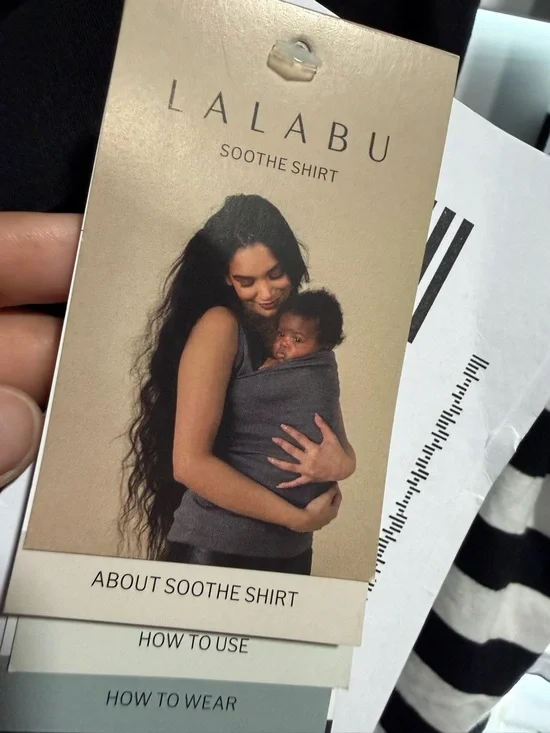 Lalabu Black Nursing Tank Top - Sleek Supportive Women’s Top - Picture 3 of 6